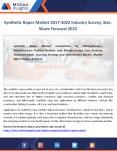 Synthetic Ropes Market Analysis by Production, Revenue, Consumption, Application to 2022 PowerPoint PPT Presentation
