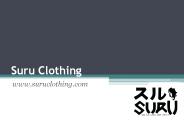 Suru Clothing - www.suruclothing.com