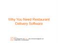 Why You Need Restaurant Delivery Software (2) PowerPoint PPT Presentation