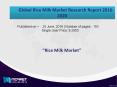 Key Factors for Global Rice Milk Market Growth 2016 PowerPoint PPT Presentation