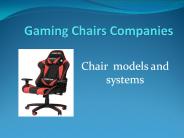 Gaming Chairs Companies