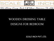 Wooden Dressing Table Designs for Bedroom