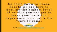 Cocoa Beach Vacation Rentals