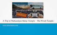 A Trip to Mehandipur Balaji Temple – The Witch Temple
