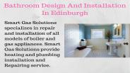 Bathroom Design And Installation In Edinburgh