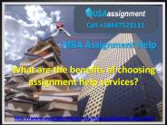 What are the benefits of choosing assignment help services?