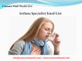 Asthama Specialist Email List PowerPoint PPT Presentation