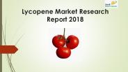 Lycopene Market Research Report 2018
