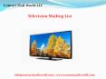 Television Email List PowerPoint PPT Presentation