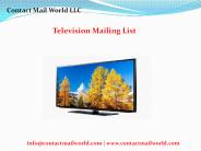 Television Email List