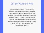 Get Software Service-Online Business Analyst Training in Toronto