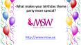 What makes your birthday theme party more special PowerPoint PPT Presentation
