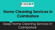 Book Home Cleaning Services in Coimbatore | Fixodo