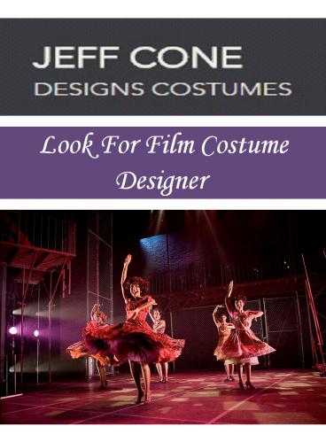 Look For Film Costume Designer