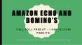 Amazon echo and domino's PowerPoint PPT Presentation