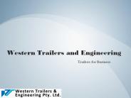 Trailer Parts sale in Melbourne