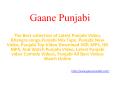 Gaane Punjabi PowerPoint PPT Presentation