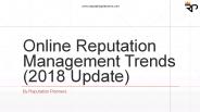 ORM Trends (2018 Update) | ReputationPlanners