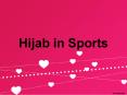 Sports hijab PowerPoint PPT Presentation