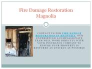 Fire Damage Cleanup Houston