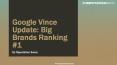Google Vince Update: Big Brands Ranking #1 | ReputationSavvy PowerPoint PPT Presentation