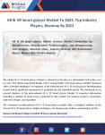AR & VR Smart glasses Industry Segmentation, Market Region, Outlook To 2022 PowerPoint PPT Presentation