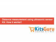 Distance meter using ultrasonic sensor