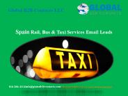 Spain Rail, Bus & Taxi Services Email Leads