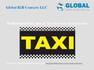Netherland Rail, Bus & Taxi Services Email Leads