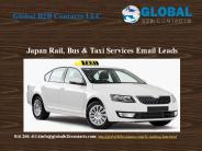 Japan Rail, Bus & Taxi Services Email Leads
