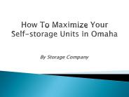 Self-storage Units
