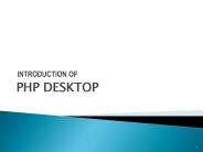 What is PHP Desktop by F5Buddy