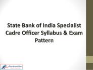 SBI SCO Syllabus & Exam Pattern 2018