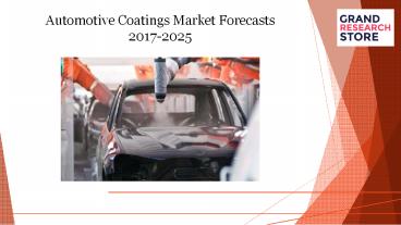 Automotive coatings market forecasts 2017 2025