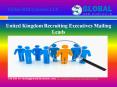 United Kingdom Recruiting Executives Mailing Leads