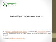 Asia-Pacific Nylon Copolymer Market Report 2017