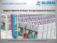 Belgium Batteries & Power Storage Equipment Email List