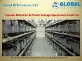 Canada Batteries & Power Storage Equipment Email List PowerPoint PPT Presentation