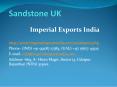 Sandstone UK PowerPoint PPT Presentation
