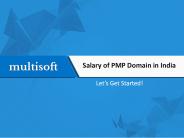 Salary of PMP Domain in India