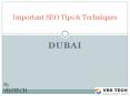 Important SEO Tips & Techniques | VRSTECH PowerPoint PPT Presentation