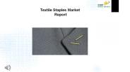 Textile Staples Market Research Report 2018