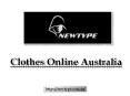 Clothes Online Australia PowerPoint PPT Presentation