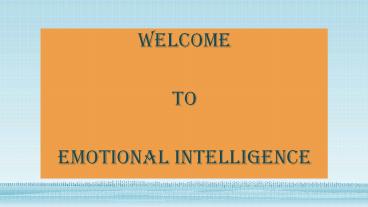 Emotional intelligence for kids