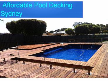 Latest Trends Pool Decking Sydney