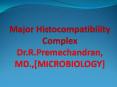 Major Histocompatibility Complex PowerPoint PPT Presentation