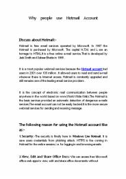 Why	people	use	Hotmail	Account
