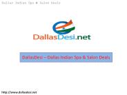 DallasDesi – Dallas Indian Spa & Salon Deals
