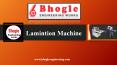 Lamination Machine PowerPoint PPT Presentation