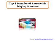 Top 3 Benefits of Retractable Display Standees